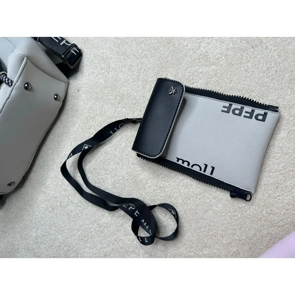 Pepe Moll Gray Transitional Purse